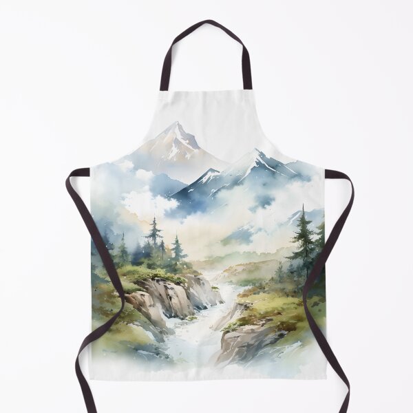 Item preview, Majestic Peaks: Mountain Watercolor designed and sold by Shirtastically.