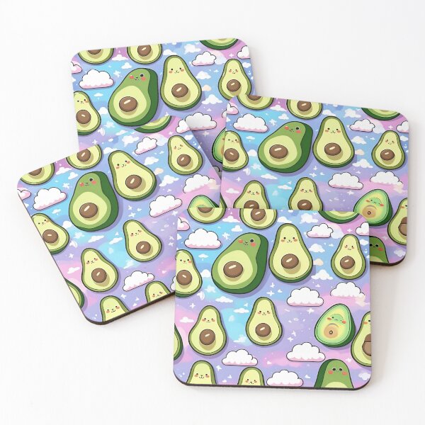 Item preview, Happy Rainbow Avocado designed and sold by SeamCraft.