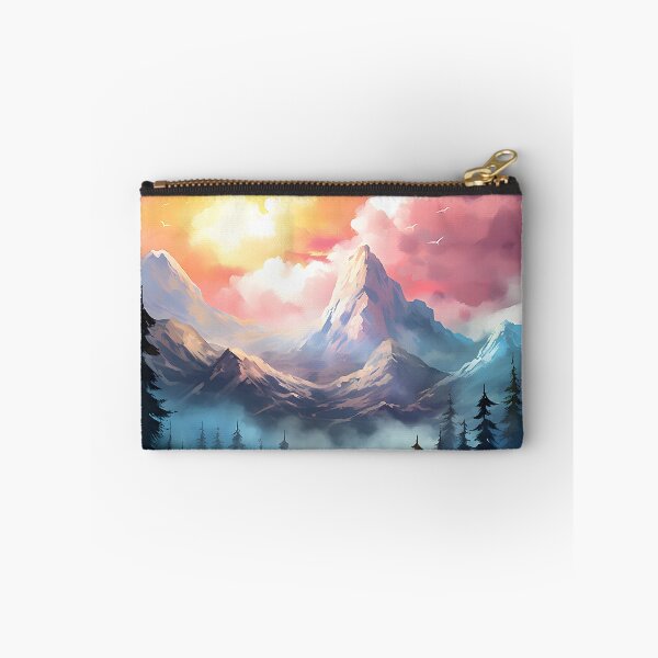 Item preview, Peak Panorama: Watercolor Mountain Landscape designed and sold by Shirtastically.