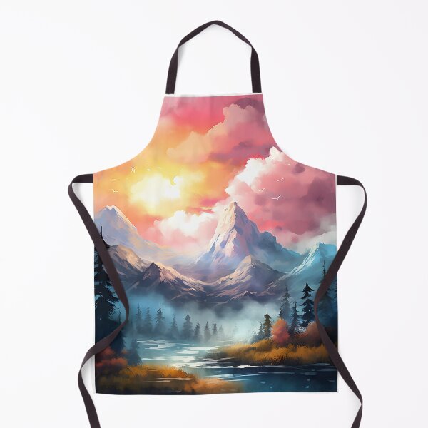 Item preview, Peak Panorama: Watercolor Mountain Landscape designed and sold by Shirtastically.