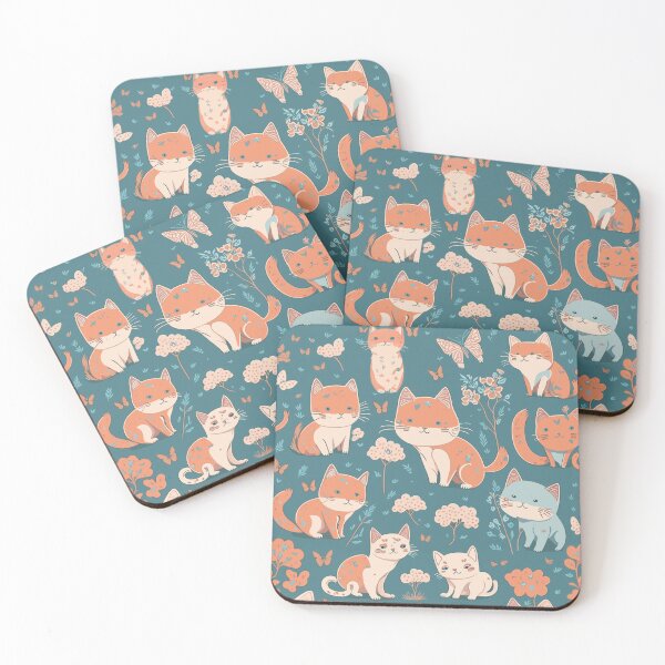 Item preview, Cute Friendly Cats designed and sold by Dragon2700.