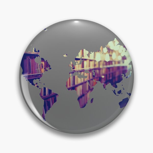Item preview, Books World map designed and sold by Lee's Place.