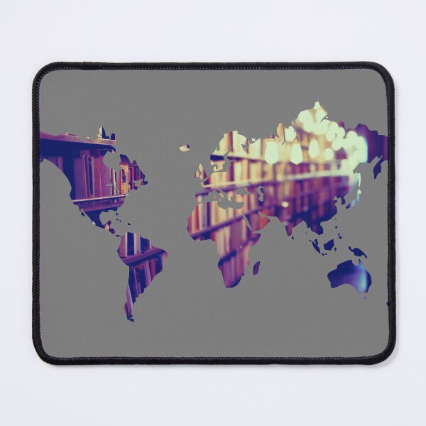 Item preview, Books World map designed and sold by Lee's Place.