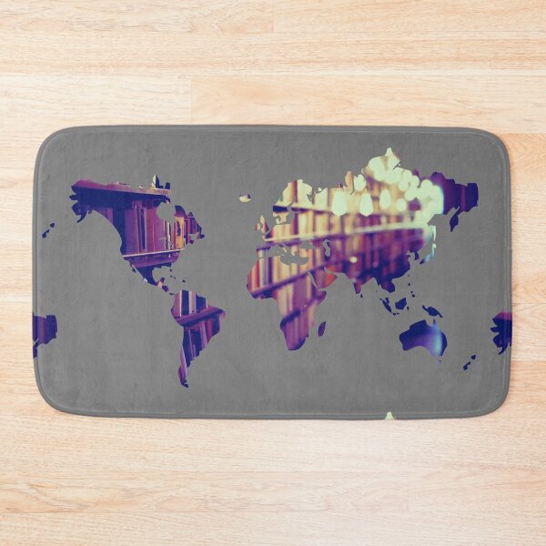 Item preview, Books World map designed and sold by Lee's Place.