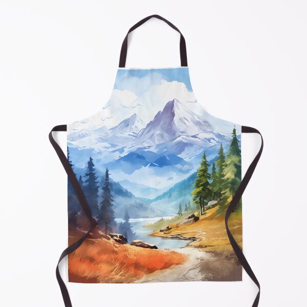 Item preview, Mountain Majesty: A Landscape Watercolor designed and sold by Shirtastically.