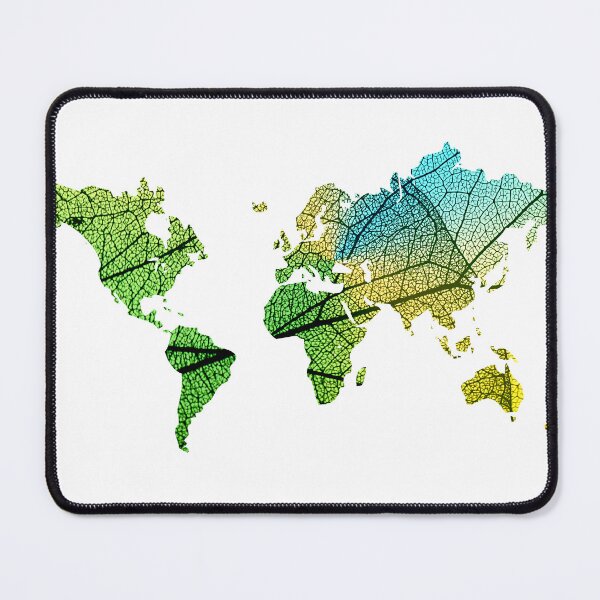 Item preview, Leaf World map designed and sold by Lee's Place.