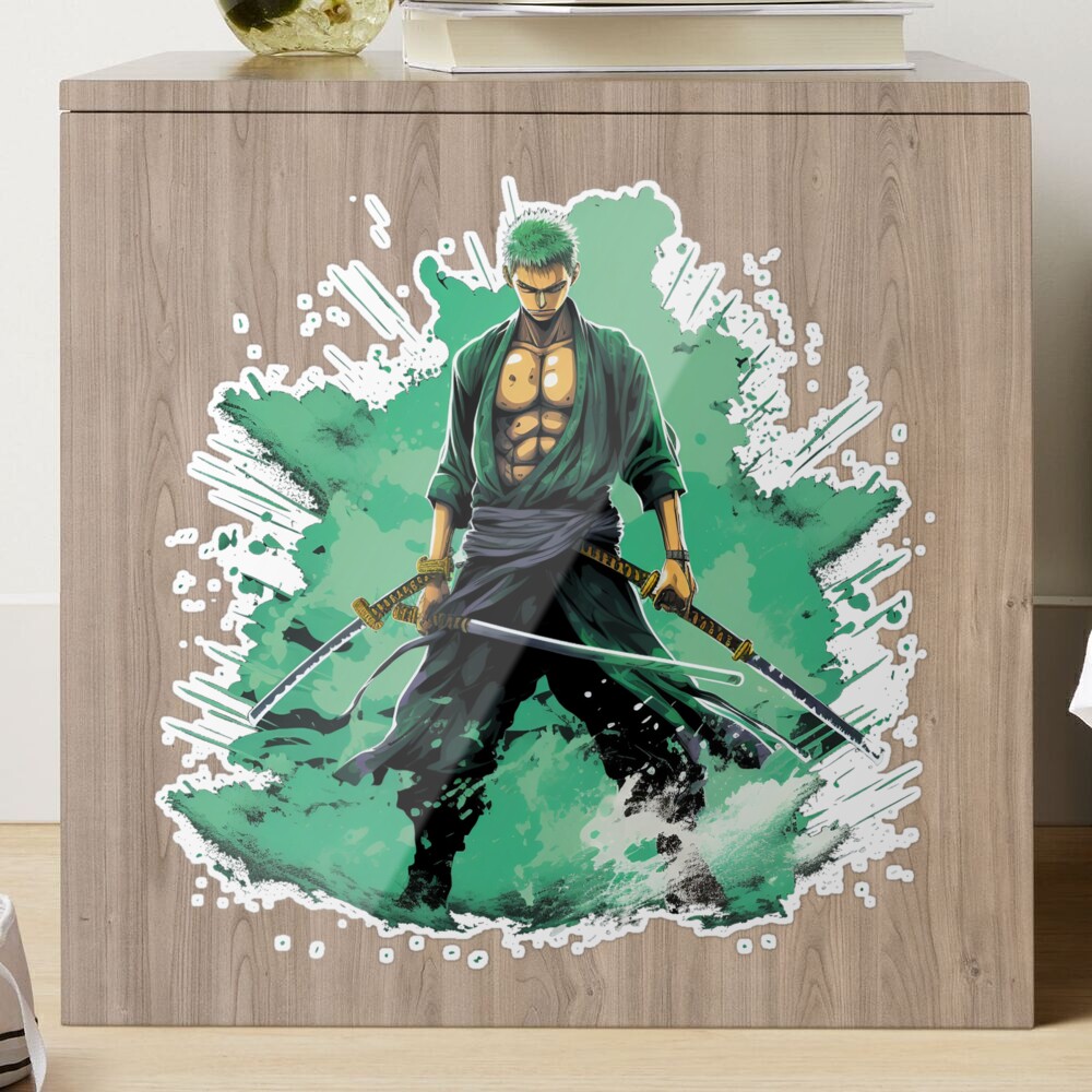 Zoro One piece Sticker for Sale by MULTIFANDOM ART