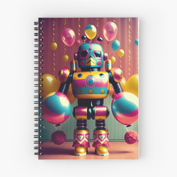 Item preview, Kitsch Retro Toy Robot Birthday designed and sold by GooGooPop.