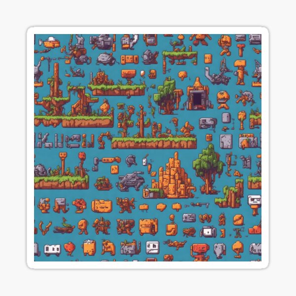 Item preview, Pixel Art Nostalgia  designed and sold by GracePaigePlaza.