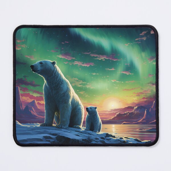 Item preview, Polar beats and Aurora borealis designed and sold by Red Witch Art.