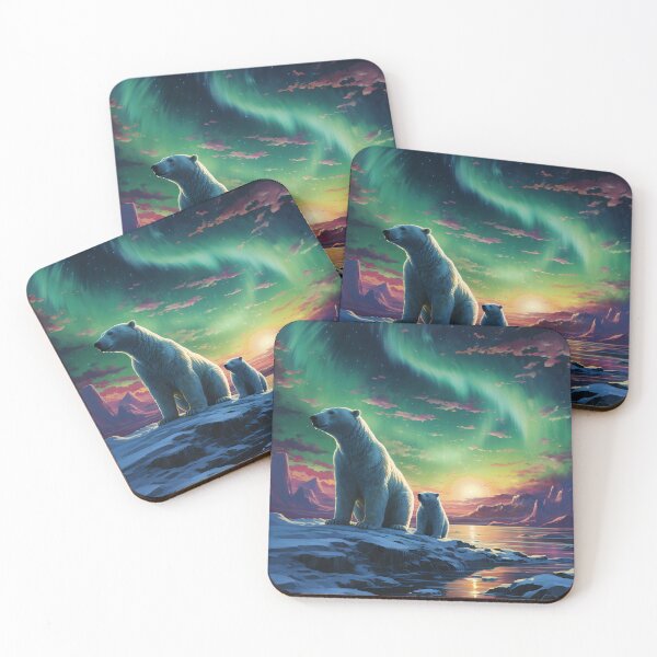 Item preview, Polar beats and Aurora borealis designed and sold by Red Witch Art.