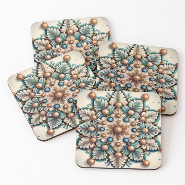 Item preview, Gilded Snowflake Ornaments Golden  designed and sold by Dshoppin.