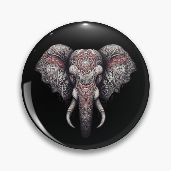 Item preview, Elephant Face Art - Elephant Head Art designed and sold by VallieART.