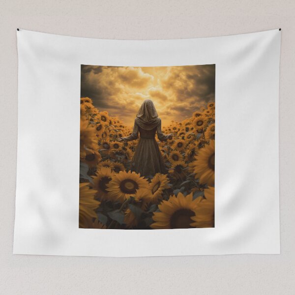 Item preview, Sunflower Delirium: Surrealist Landscape designed and sold by Shirtastically.