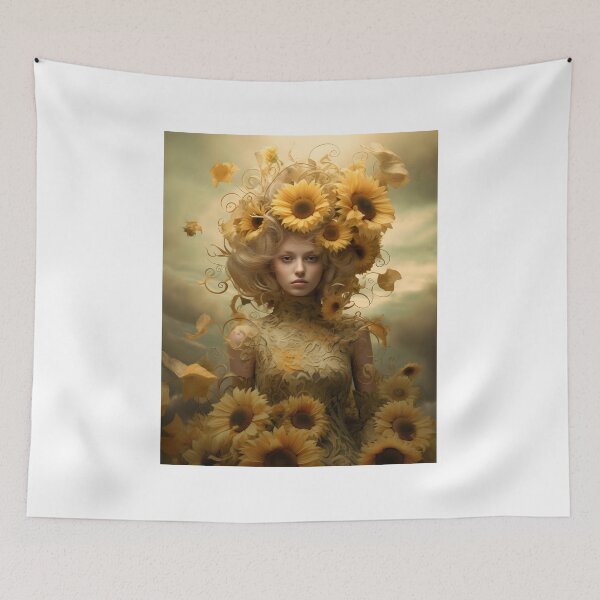 Item preview, Dreamscape: Sunflower Field in Surrealism designed and sold by Shirtastically.