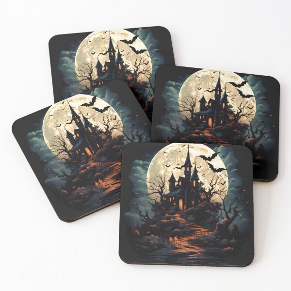 Item preview, The Trail of Terror House and Pumpkins on Halloween designed and sold by DarkScienses.