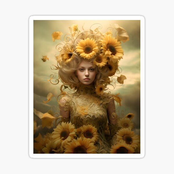 Item preview, Dreamscape: Sunflower Field in Surrealism designed and sold by Shirtastically.