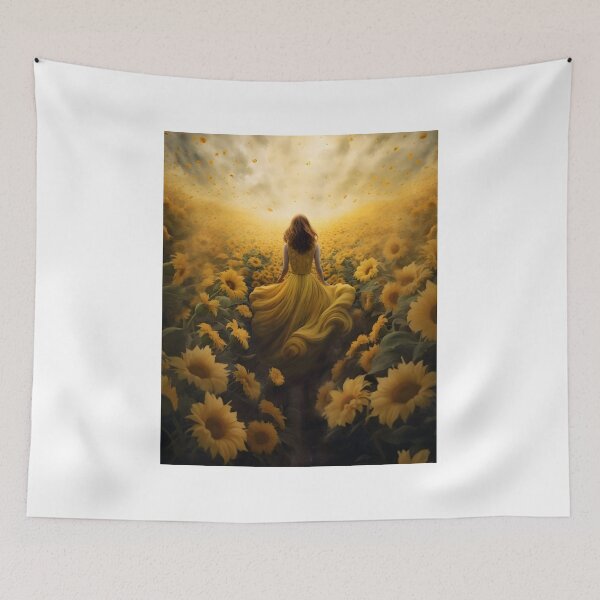 Item preview, Surreal Blooms: Sunflower Field Art designed and sold by Shirtastically.