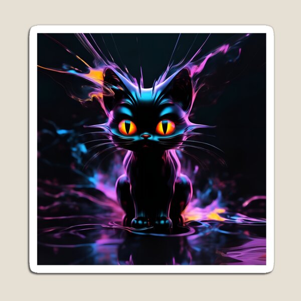 Item preview, Gato negro siniestro de Halloween. designed and sold by ExtraEm.