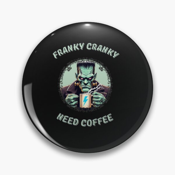 Artikelvorschau, Franky Cranky braucht Kaffee, Fröhliches Halloween entworfen und verkauft von SeeingBeyond.