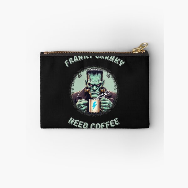 Item preview, Franky Cranky needs coffee Happ Halloween  designed and sold by SeeingBeyond.