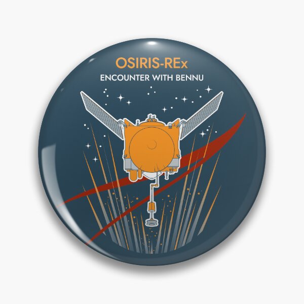 Item preview, OSIRIS-REx. Asteroid Sample Return Mission. Commemorative Badge designed and sold by BGALAXY.