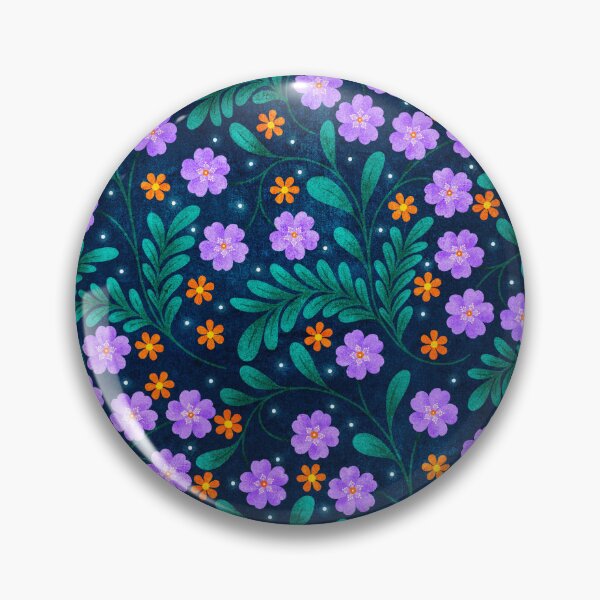 Item preview, Midnight Purple Floral designed and sold by RebeccaFlaherty.
