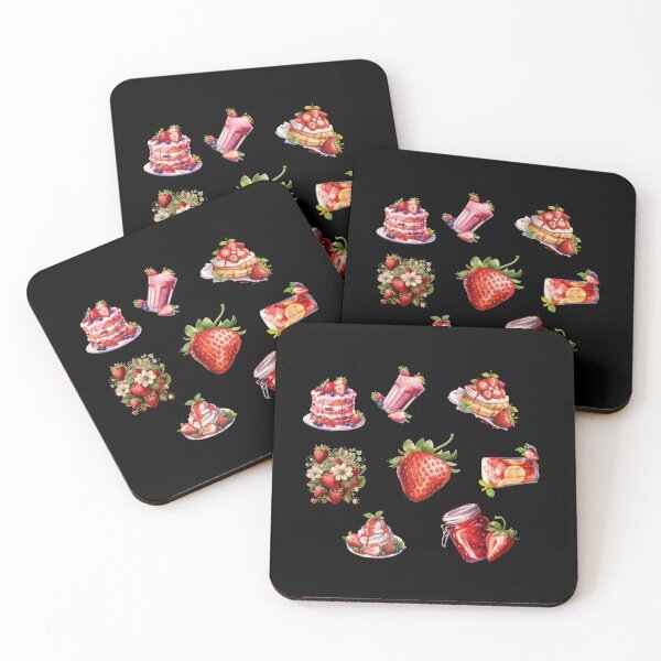 Item preview, strawberry dessert designed and sold by EuropeanPrints.