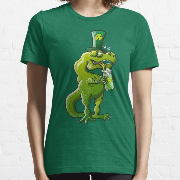 Saint Patrick's Day Tyrannosaurus Rex Essential T-Shirt