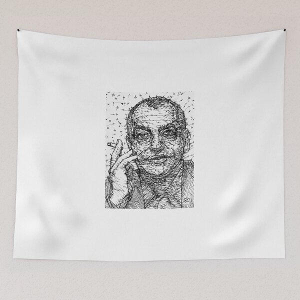 Item preview, LUIS BUNUEL ink portrait .1 designed and sold by lautir.