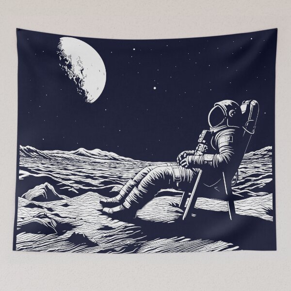 Item preview, Astronaut on the Moon designed and sold by TheHellSong.