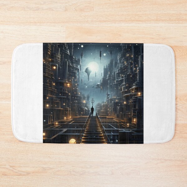 Item preview, Surreal Skylines: Night Cityscape Art designed and sold by Shirtastically.