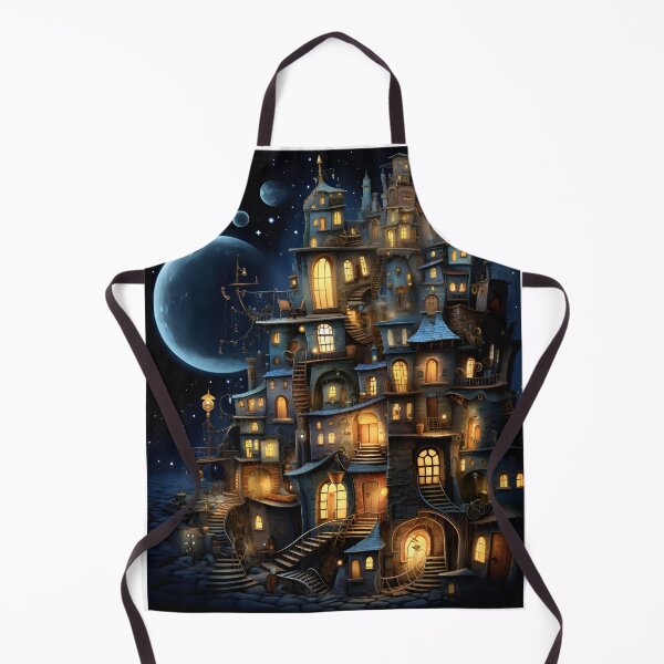 Item preview, Surrealist Silhouette: Night Cityscape Vision designed and sold by Shirtastically.