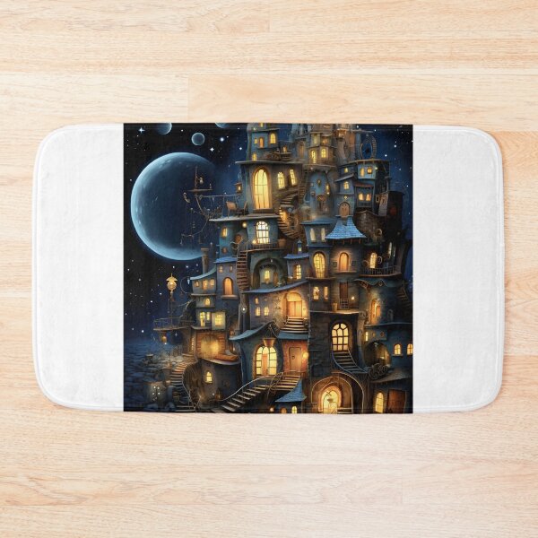 Item preview, Surrealist Silhouette: Night Cityscape Vision designed and sold by Shirtastically.