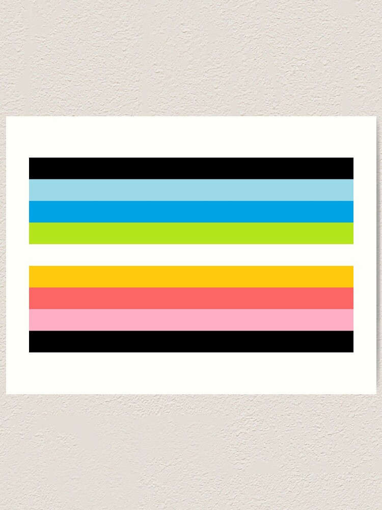queer pride flag art print by breadchoi redbubble redbubble