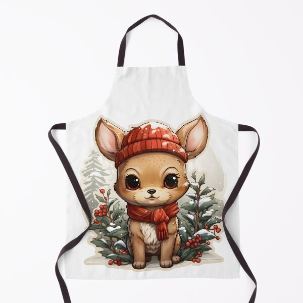 Item preview, Reindeer and snow in winter designed and sold by Thipphawan2533.