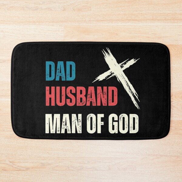 Item preview, Dad Husband Man of God with Christian Cross - Jesus designed and sold by elvisg03.