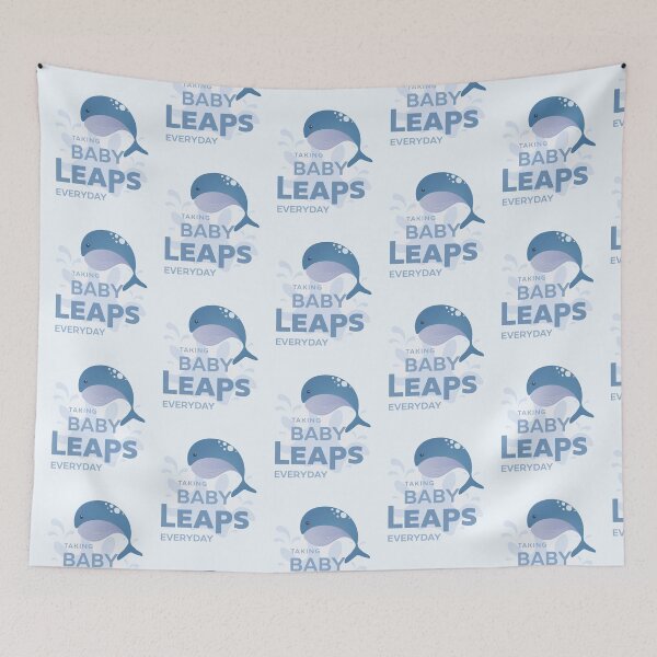 Item preview, Baby Whale Leaps designed and sold by iamKaye.