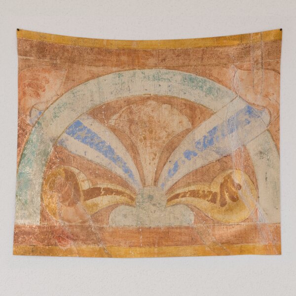 Item preview, Poster with a Romanesque fresco designed and sold by Postertale.