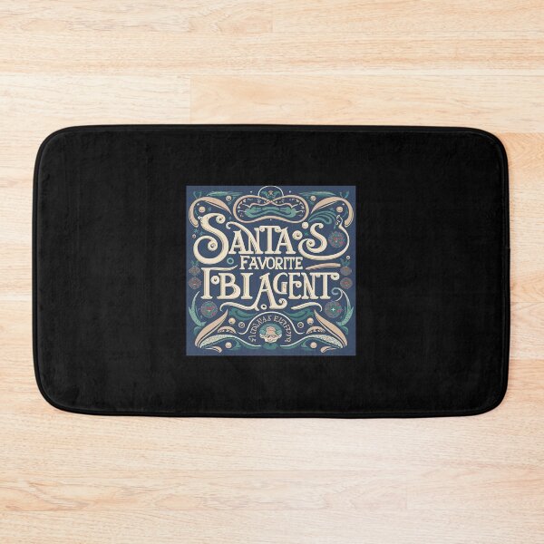 Item preview, Humorous Christmas Gift: Santa's Favorite FBI Agent designed and sold by randomorder.