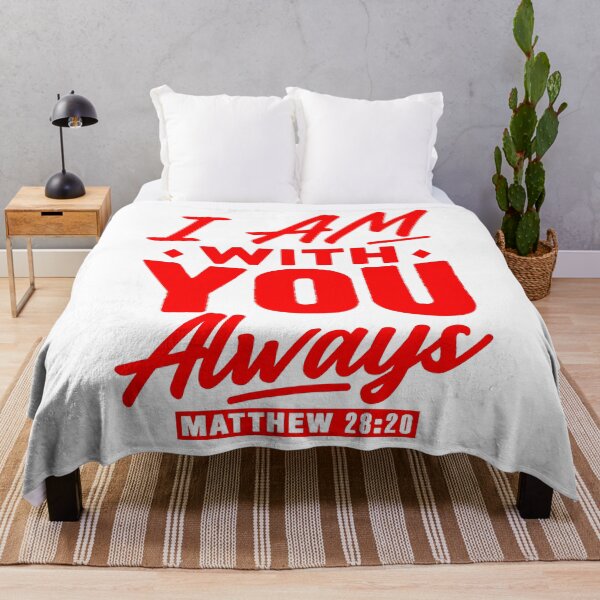 Item preview, Matthew 28:20 I Am With You Always designed and sold by plushism.