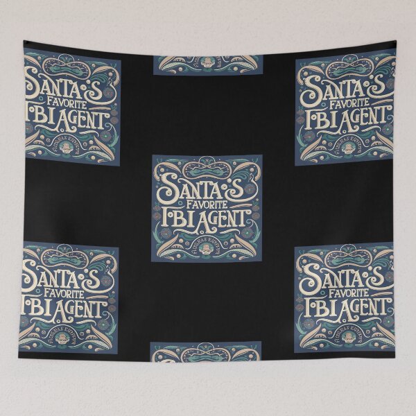 Item preview, Humorous Christmas Gift: Santa's Favorite FBI Agent designed and sold by randomorder.