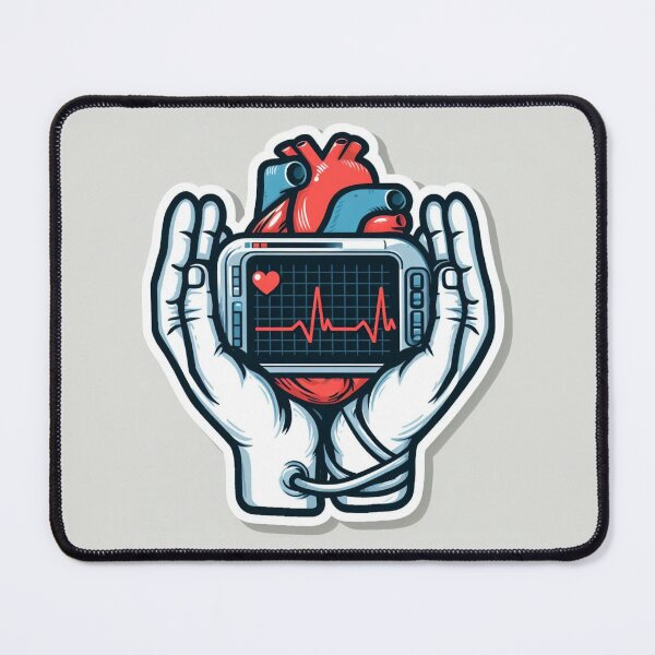 Item preview, Heart Monitor and Hands designed and sold by attpavitra.