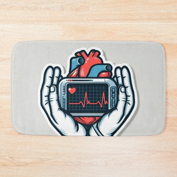 Item preview, Heart Monitor and Hands designed and sold by attpavitra.