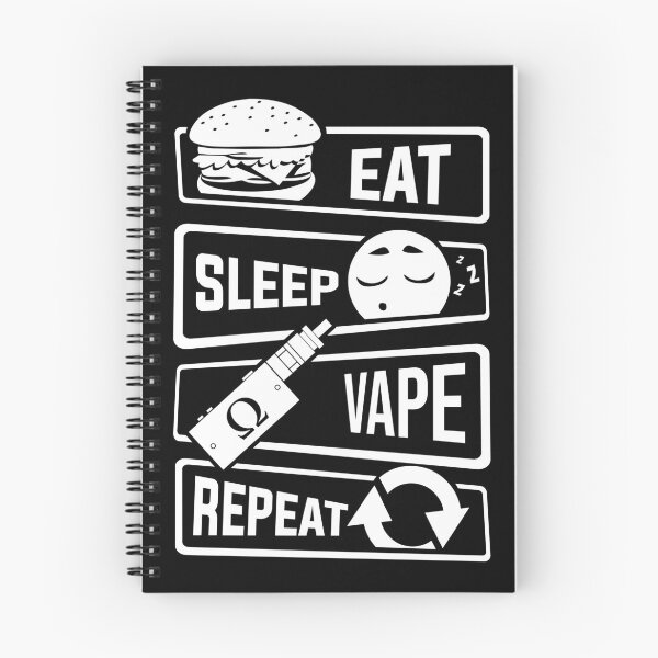 Item preview, Eat Sleep Vape Repeat - Vaping Vapor Subohm Liquid designed and sold by anziehend.