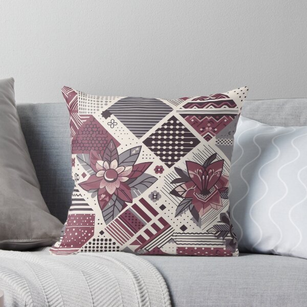 Item preview, Burgundy and Grey  designed and sold by Bruno's Corner.