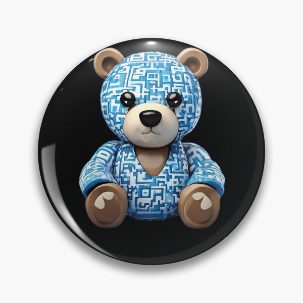 Item preview, Teddy blue bear so cute designed and sold by Touchdao.