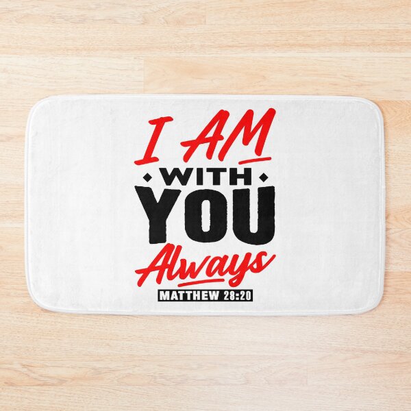 Item preview, Matthew 28:20 I Am With You Always designed and sold by plushism.