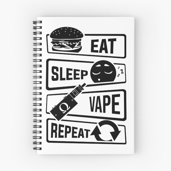 Item preview, Eat Sleep Vape Repeat - Vaping Vapor Subohm Liquid designed and sold by anziehend.