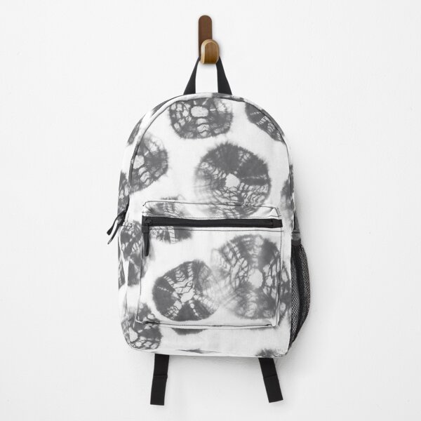 Item preview, Shibori Kumo tie dye gray dots over white designed and sold by marufemia.
